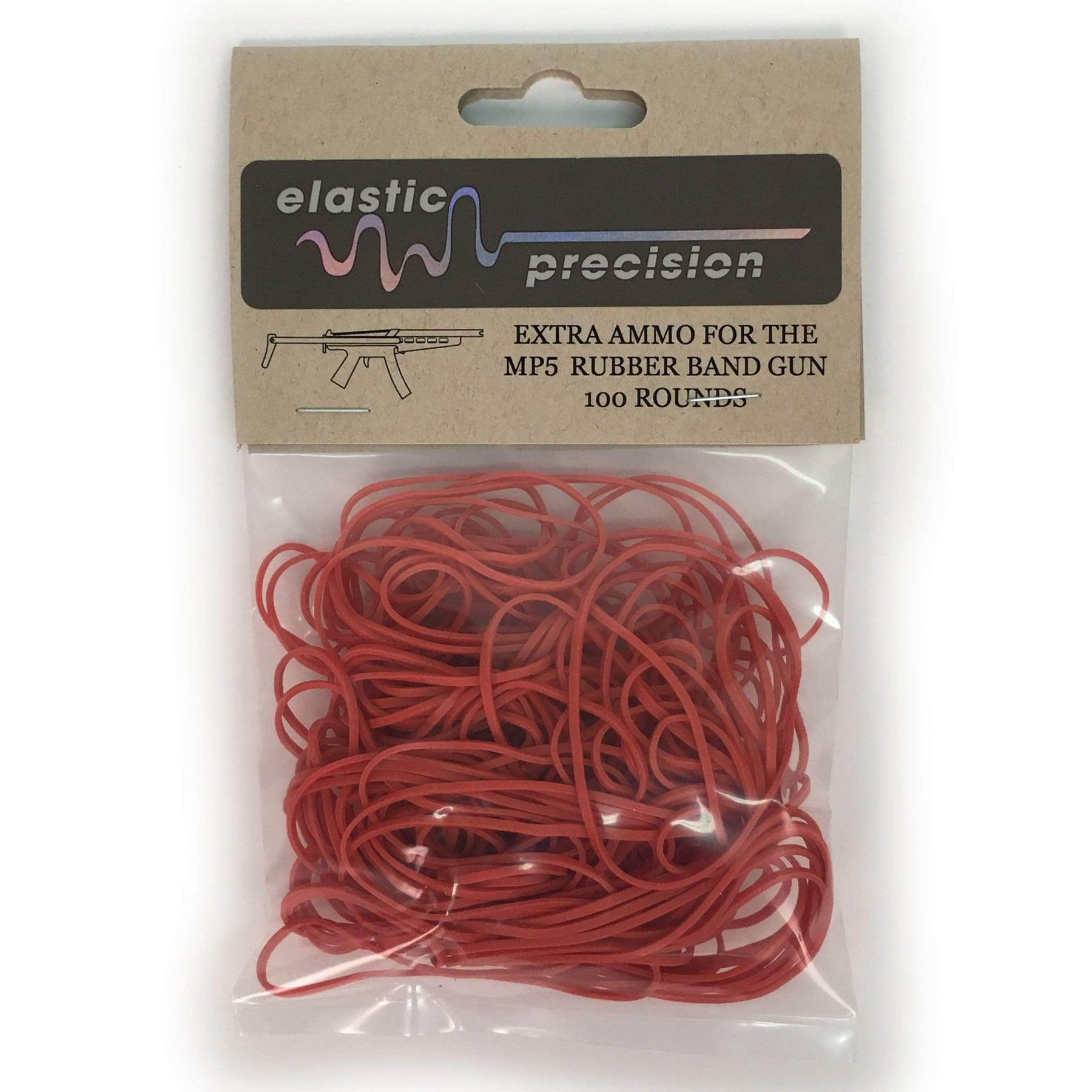 Extra Ammo – 100 Rubber Bands by Elastic Precision, Southern food gift detail photo 3