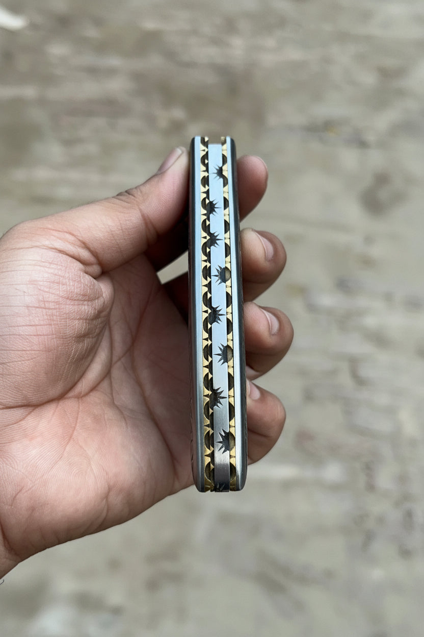 Boneridge Damascus Folder product detail, view 5