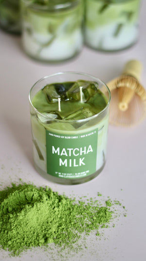 Matcha Milk Container Candle by Clay House Candles image 1