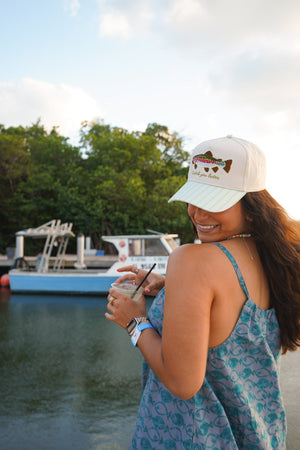 Catch You Later - Green Stripe Hat by KenzKustomz — product view 11