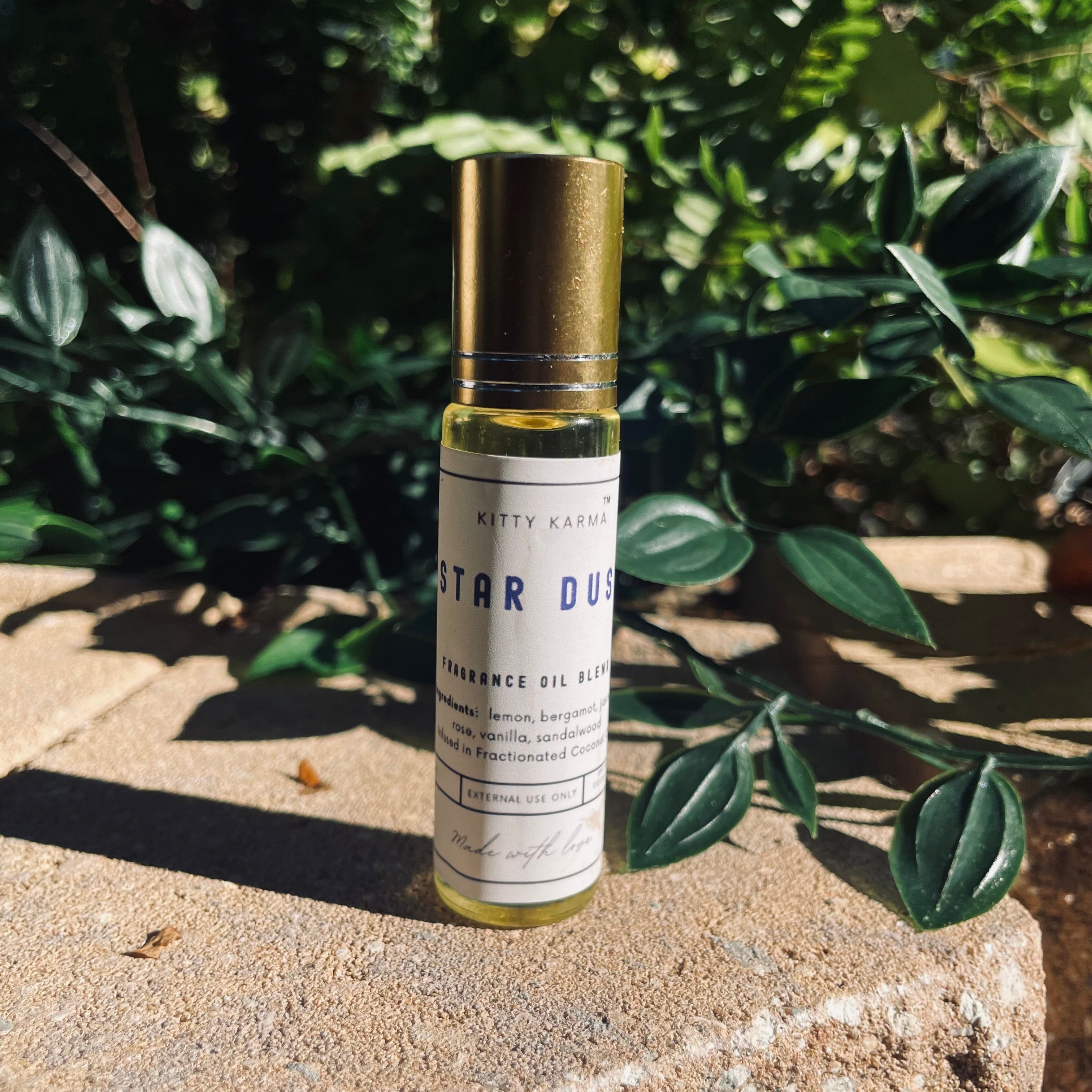 Additional view of Star Dust roll-on perfume oil by Kitty Karma Studio