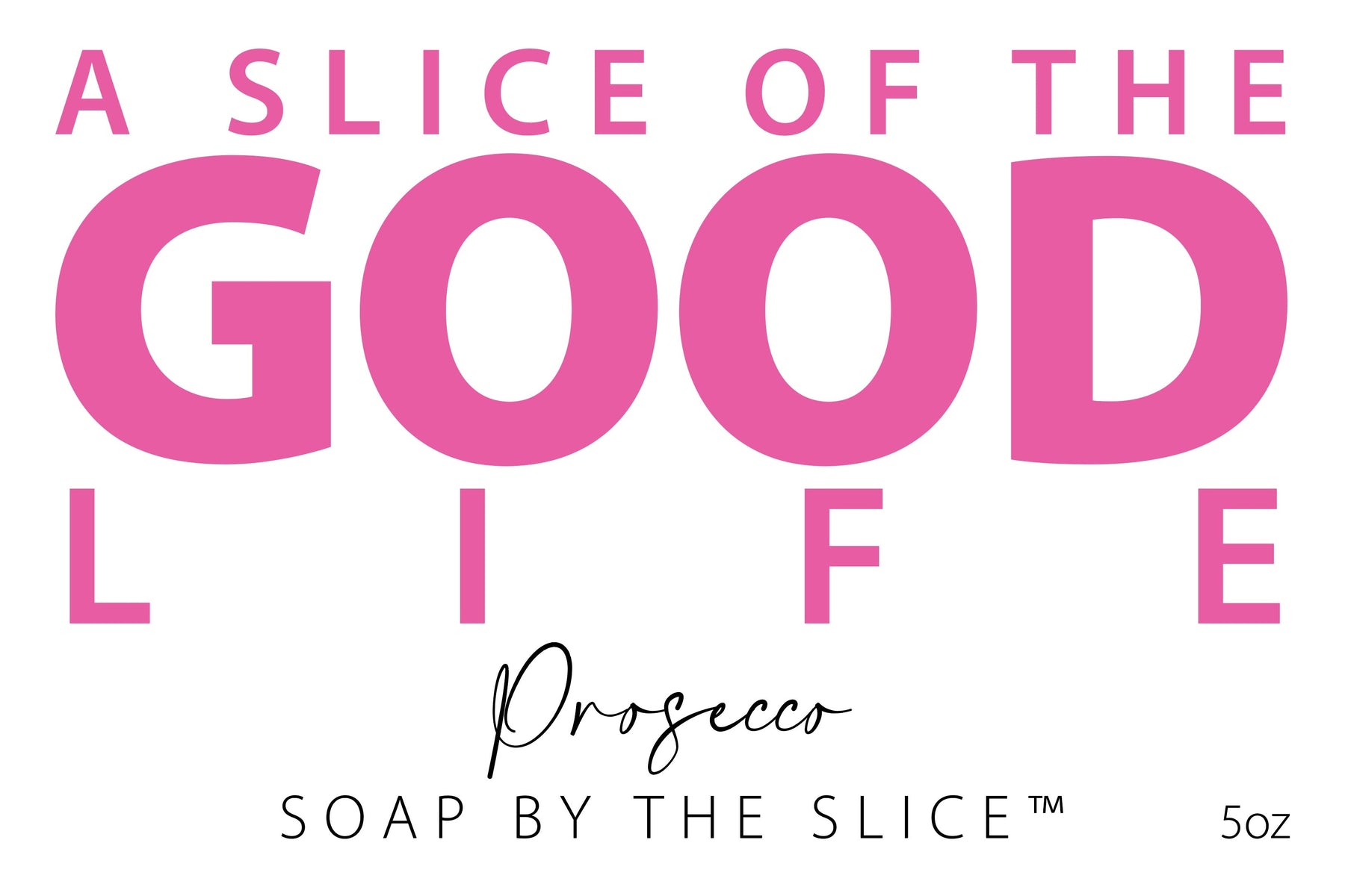 PROSECCO SOAP SLICE 5 oz. detail view by Essential Journeys