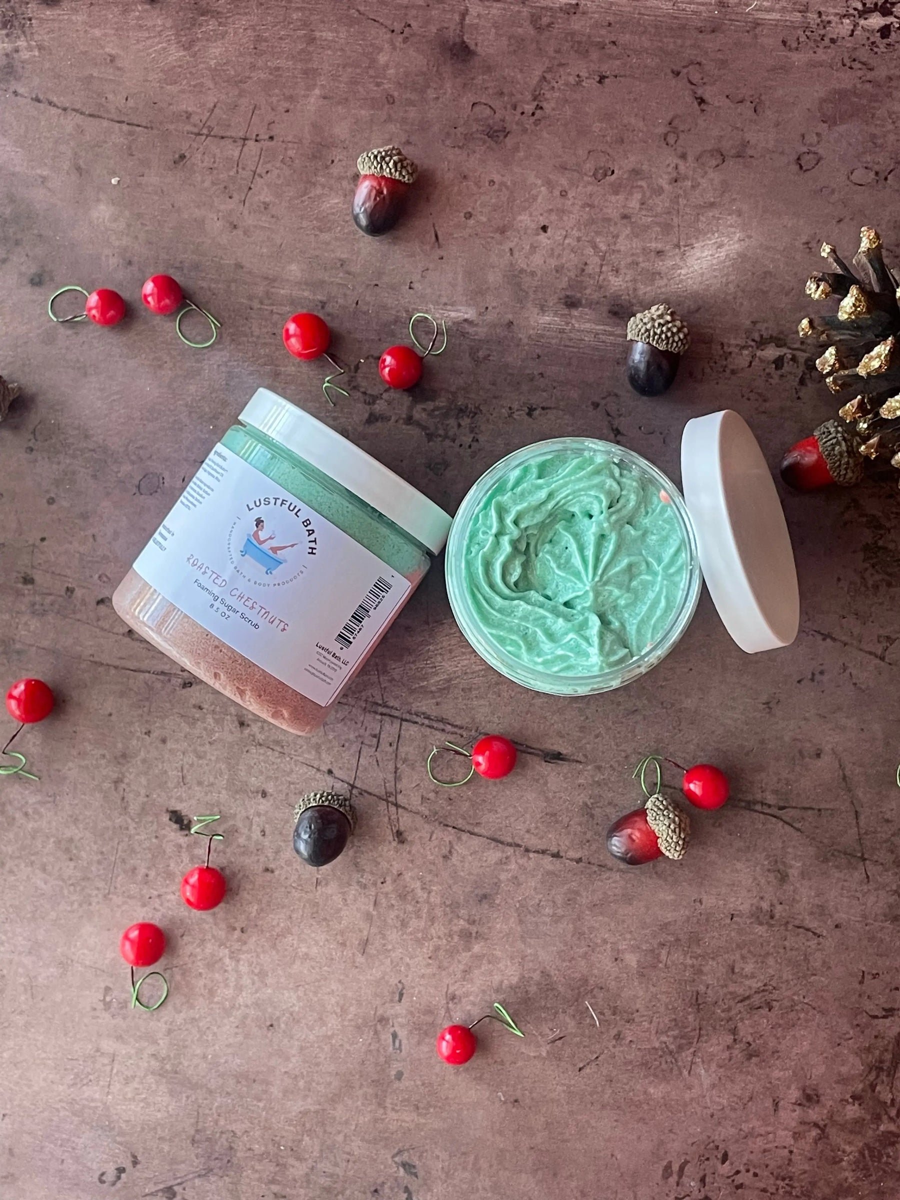 Foaming Sugar Scrub by Lustful Bath, LLC, Southern food gift detail photo 12