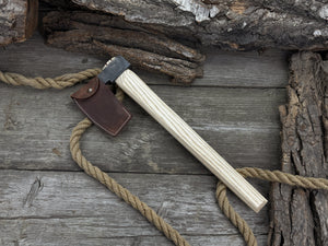 Hand-Forged Carpenter's Axe with Belt Loop, 0.84 kg (1.85 lb) detail view by Sharky Forged Steel Tools