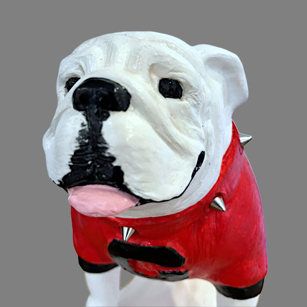 Georgia Bulldogs Standing UGA Mascot Tabletop Sculpture alternate view 9