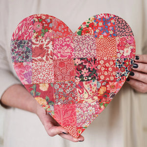 Fabric-Faced Pallet Hearts by Dennehey Design Co., gift giving detail photo 9