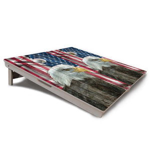 Faded Eagle Cornhole Boards - Professional Tournament Series by Cornhole Solutions, custom cornhole board detail photo 4