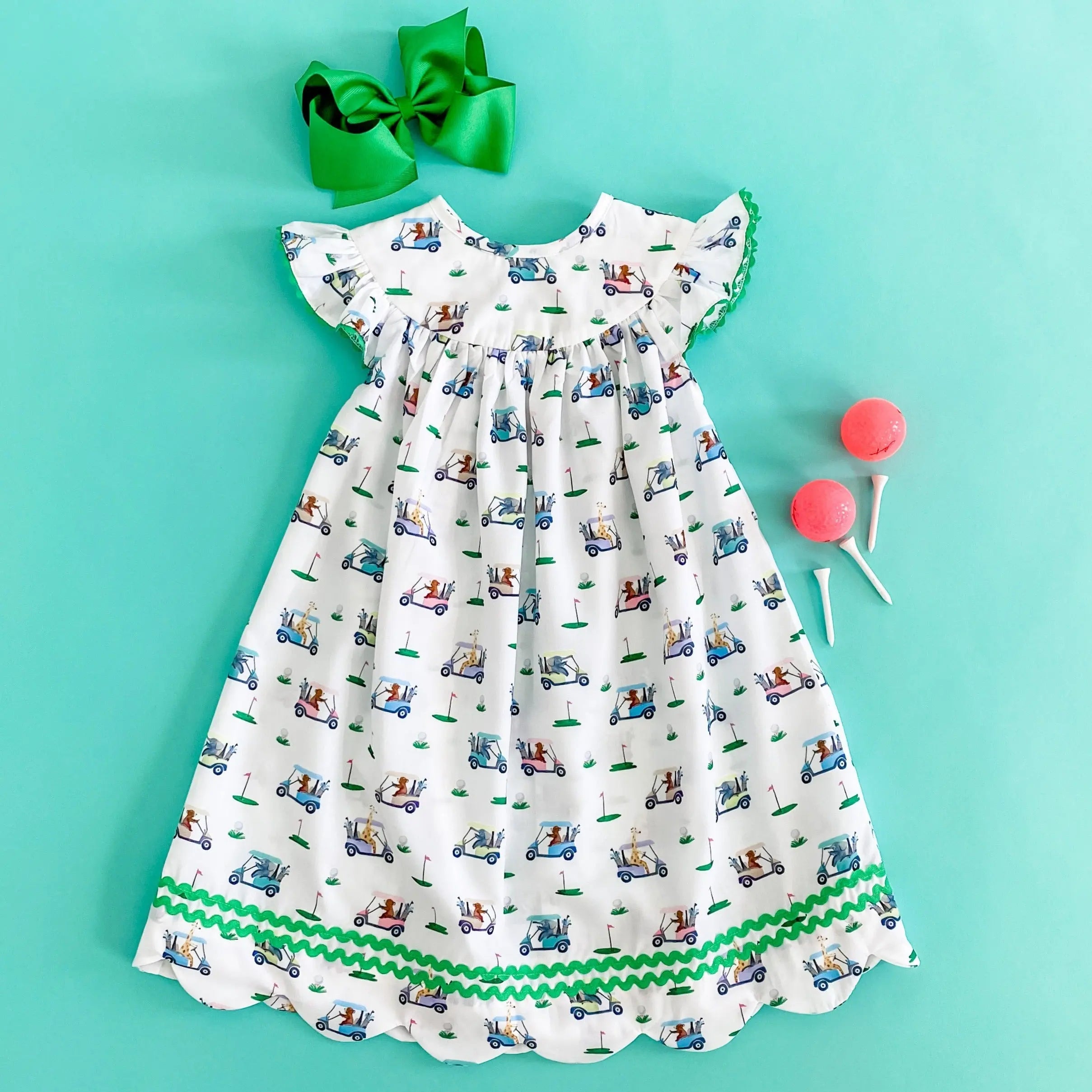 Fairway Golf Dress by Seven Lantern Lane, Southern lifestyle apparel detail photo 2