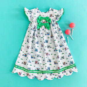 Fairway Golf Dress by Seven Lantern Lane, Southern lifestyle apparel detail photo 3