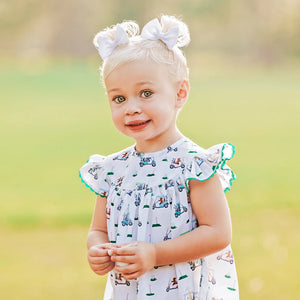 Fairway Golf Dress by Seven Lantern Lane, Southern lifestyle apparel detail photo 7
