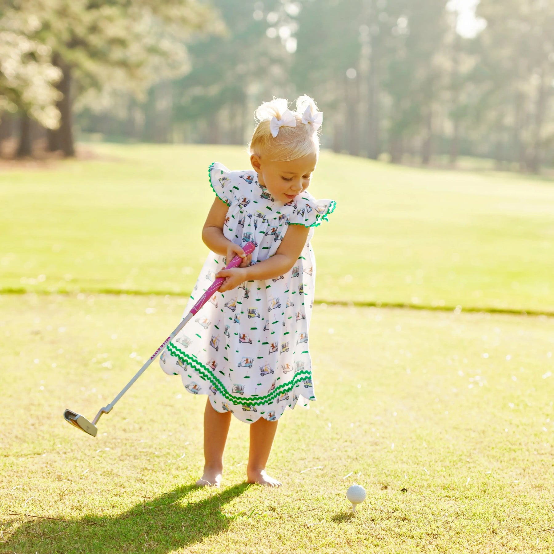 Fairway Golf Dress by Seven Lantern Lane, Southern lifestyle apparel detail photo 10