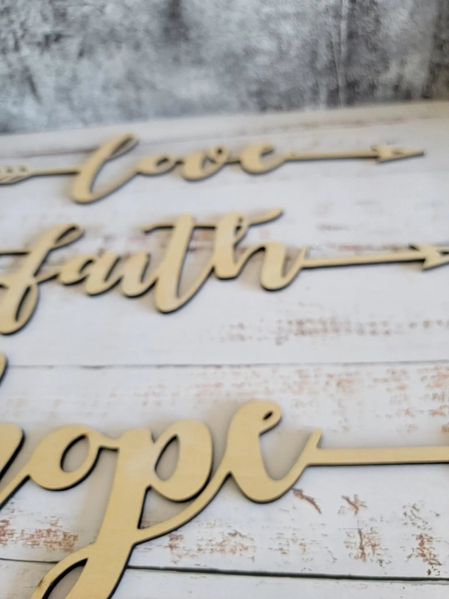 Faith Love Hop Arrows by EverLee Creations, Southern home decor detail photo 3