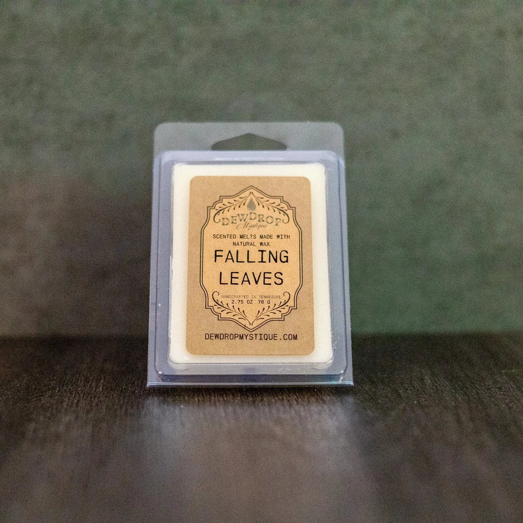 Falling Leaves Wax Melt by Dewdrop Mystique LLC, scented candle main product photo