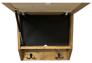 Family Tree Gun Safe Coat Rack - Handcrafted Wooden Gun Cabinets - Gun Shelf Hidden Storage for Rifles, Shotguns, & Handguns - Quick Access Hidden Wal by Bellewood Designs