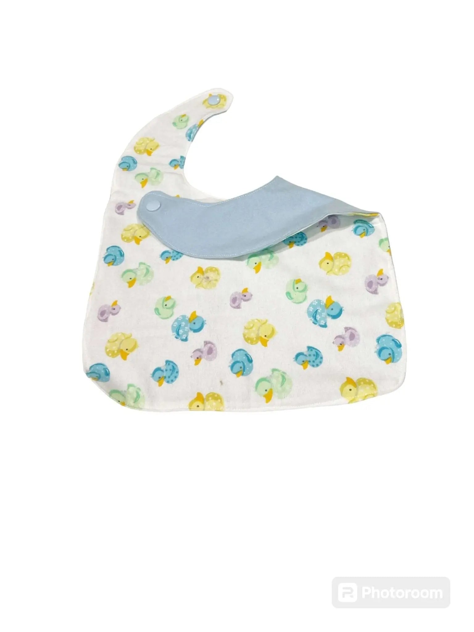 Farm Animal Reversible Bib by East Mississippi Creations, children's boutique clothing detail photo 3
