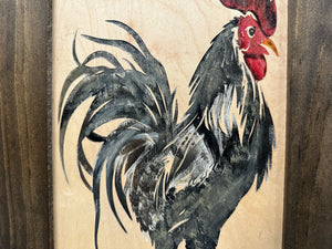 Farmhouse Rooster Gun Concealment Furniture - Handcrafted Hidden Gun Storage Wall Decor - Hidden Gun Shelf with Magnetic Lock for Quick Access by Bellewood Designs, Southern home