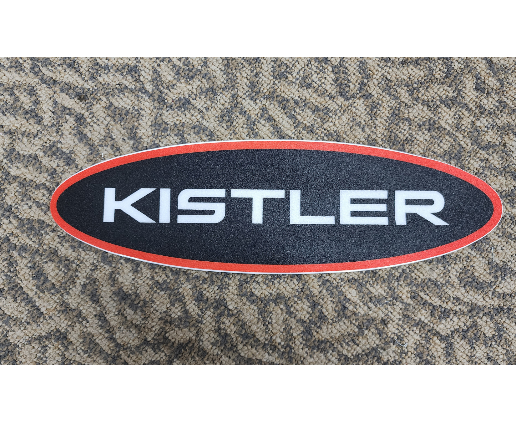 KISTLER carpet decal for boats and trucks