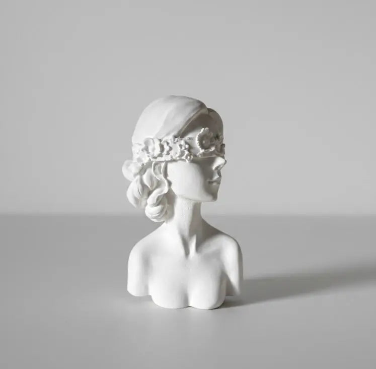 Female Blindfolded Bust by Believe Candle, scented candle main product photo