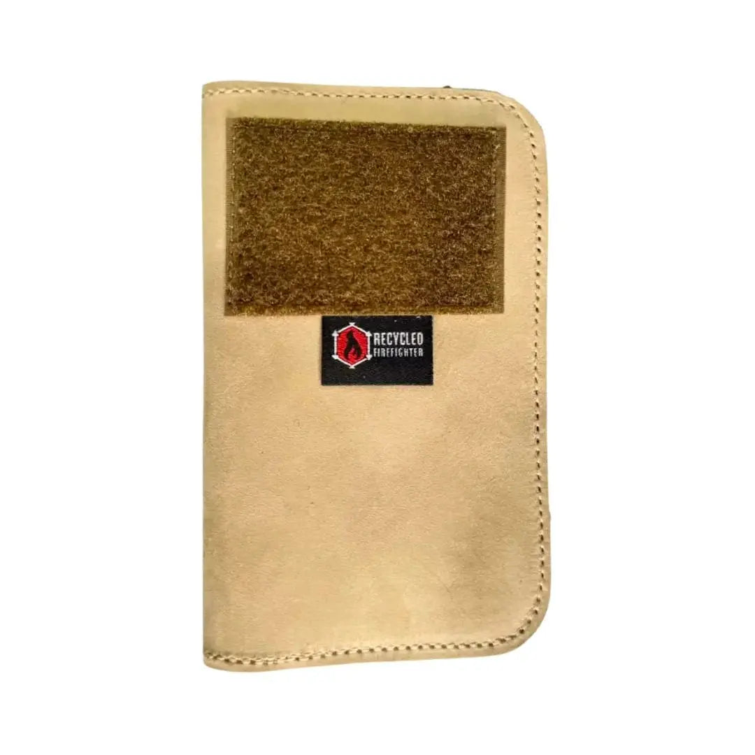Field Notes Wallet by Recycled Firefighter, handmade leather goods main product photo