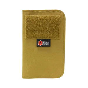 Field Notes Wallet by Recycled Firefighter, handmade leather goods detail photo 4