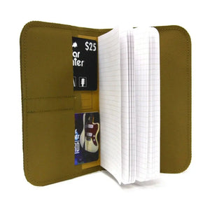Field Notes Wallet by Recycled Firefighter, handmade leather goods detail photo 12