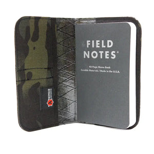 Field Notes Wallet by Recycled Firefighter, handmade leather goods detail photo 13