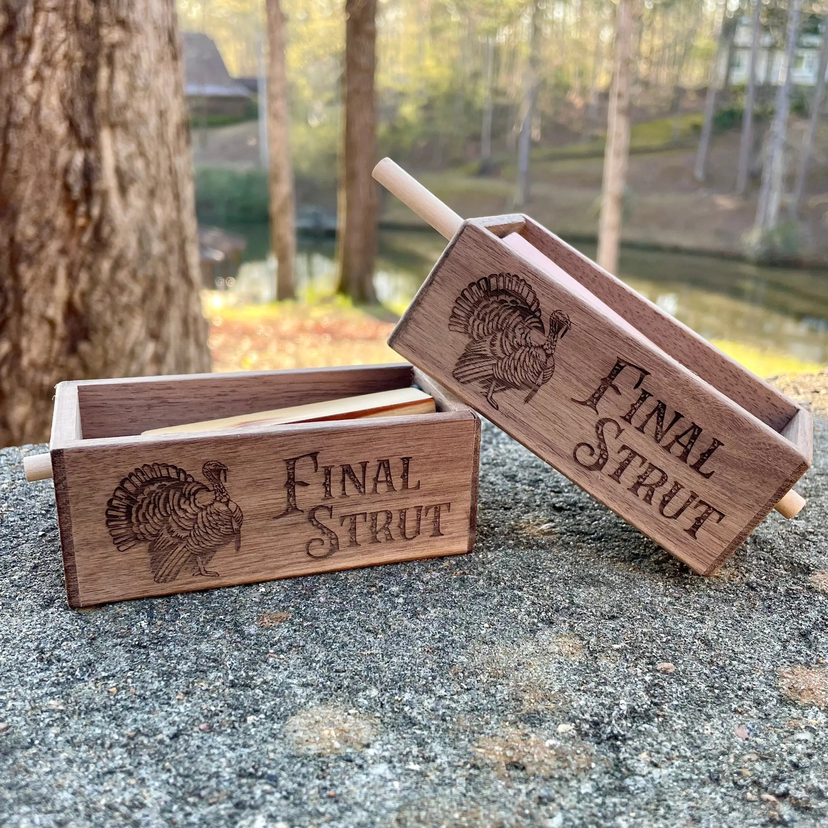 Final Strut Push Button Turkey Call by Bayou Legacy Game Calls, game call detail photo 2