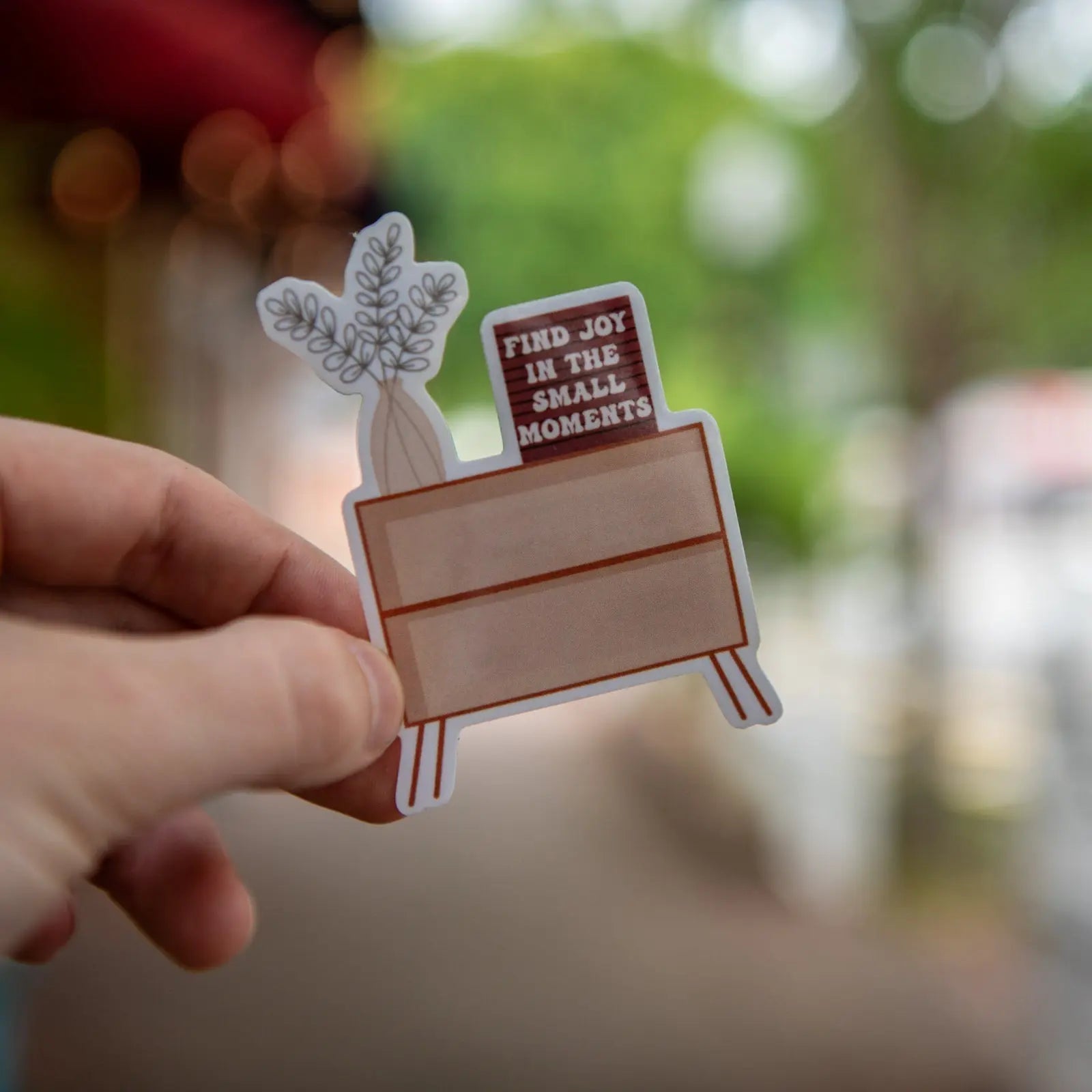 Find Joy In The Small Moments - Sticker by Still Magnolia, vinyl decal main product photo
