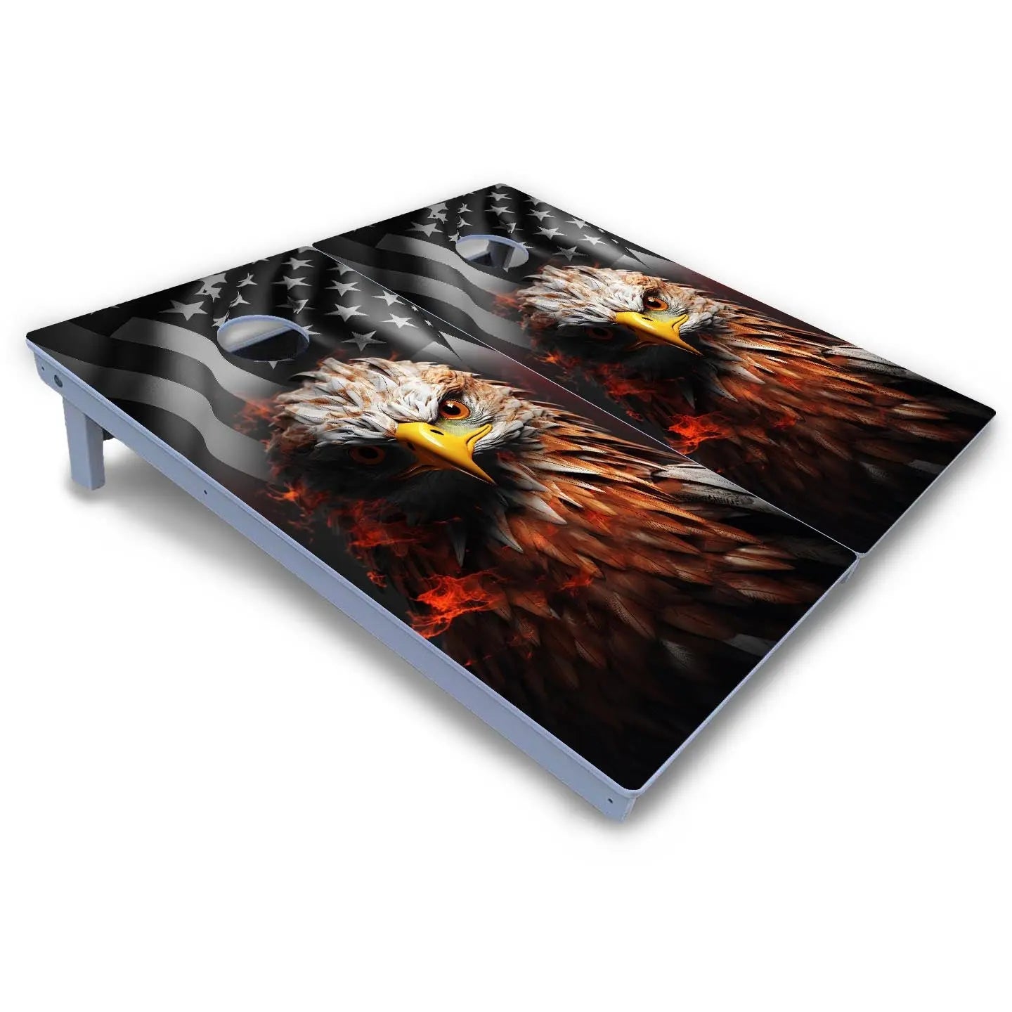 Fire Eagle Cornhole Boards - All Weather Series by Cornhole Solutions, custom cornhole board detail photo 3