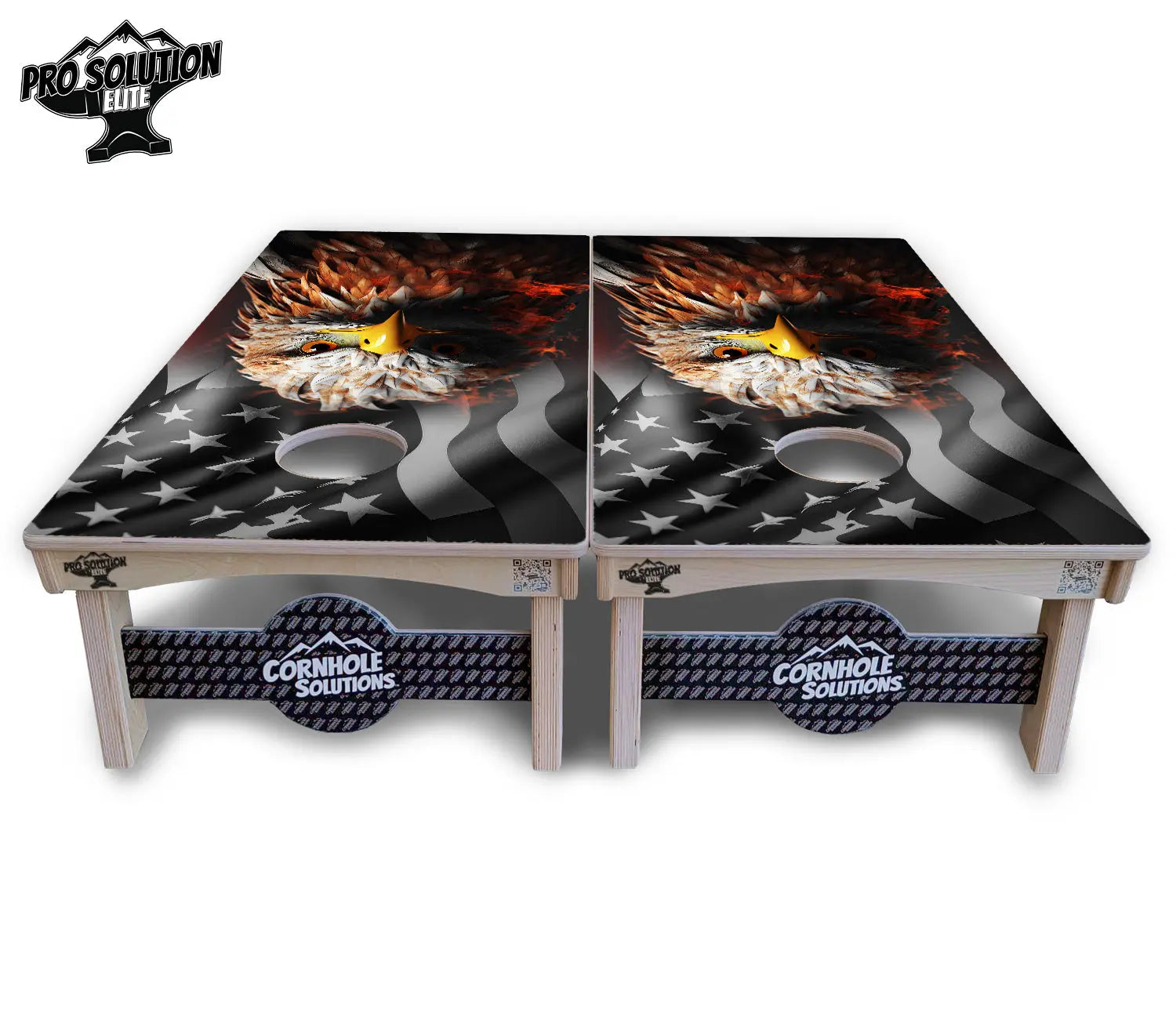 Fire Eagle Cornhole Boards - Pro Solution Elite Series by Cornhole Solutions, custom cornhole board detail photo 3