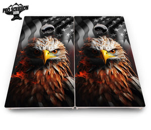 Fire Eagle Cornhole Boards - Pro Solution Elite Series by Cornhole Solutions, custom cornhole board detail photo 4