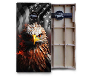 Fire Eagle Cornhole Boards - Pro Solution Lite Series by Cornhole Solutions, custom cornhole board detail photo 3