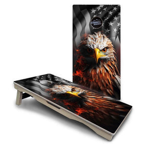 Fire Eagle Cornhole Boards - Pro Solution Lite Series by Cornhole Solutions, custom cornhole board detail photo 4