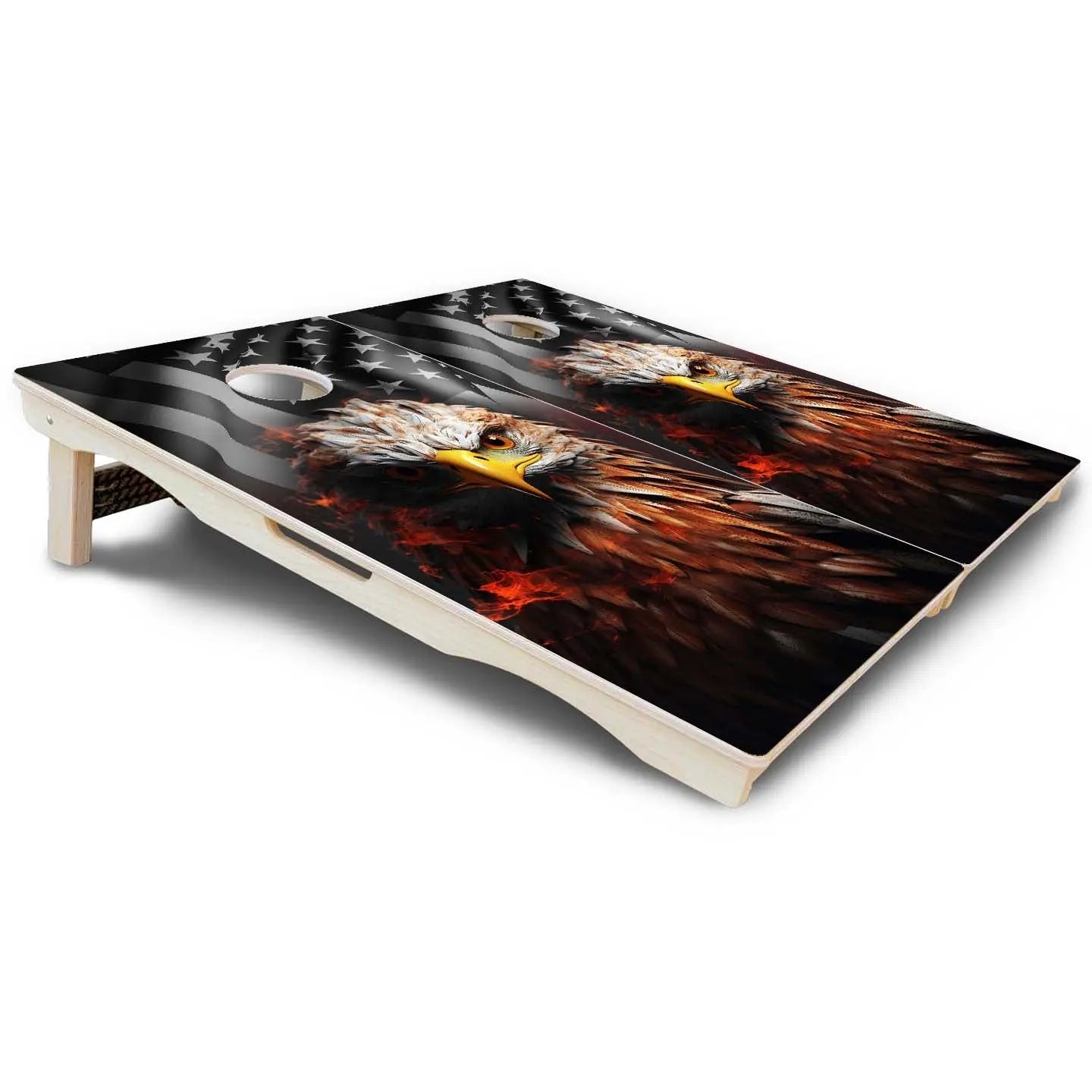 Fire Eagle Cornhole Boards - Pro Solution Lite Series by Cornhole Solutions, custom cornhole board detail photo 6