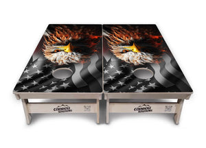 Fire Eagle Cornhole Boards - Professional Tournament Series by Cornhole Solutions, custom cornhole board detail photo 5