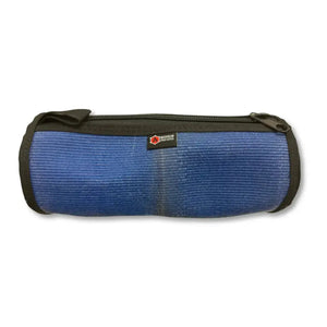 Fire Hose Dopp Kit by Recycled Firefighter, handmade leather goods detail photo 2