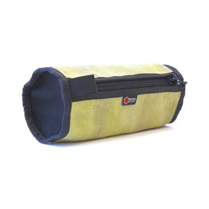 Fire Hose Dopp Kit by Recycled Firefighter, handmade leather goods detail photo 10