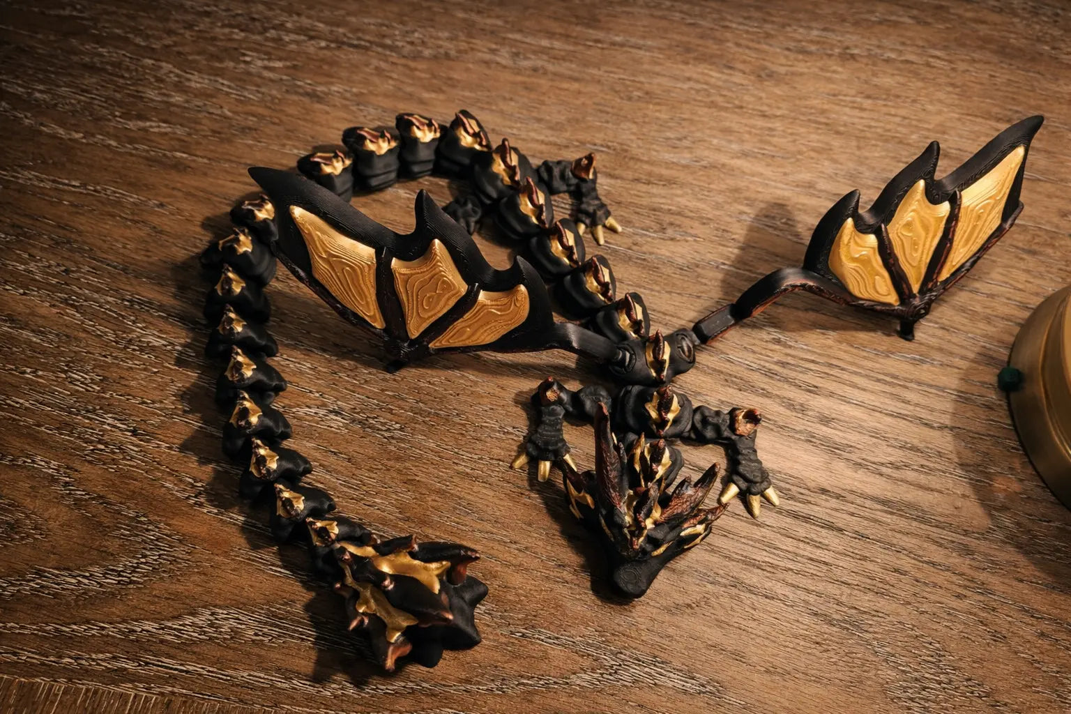 FireStorm Dragon with Wings – Articulated 3D Printed Dragon by Saber 3D by The Tween Space, paper gift detail photo 3