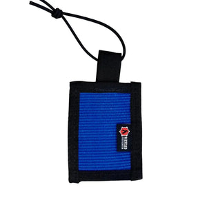 Firehose Luggage Tag by Recycled Firefighter, handmade leather goods detail photo 6