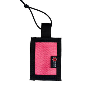 Firehose Luggage Tag by Recycled Firefighter, handmade leather goods detail photo 8