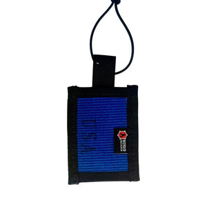 Firehose Luggage Tag by Recycled Firefighter, handmade leather goods detail photo 12