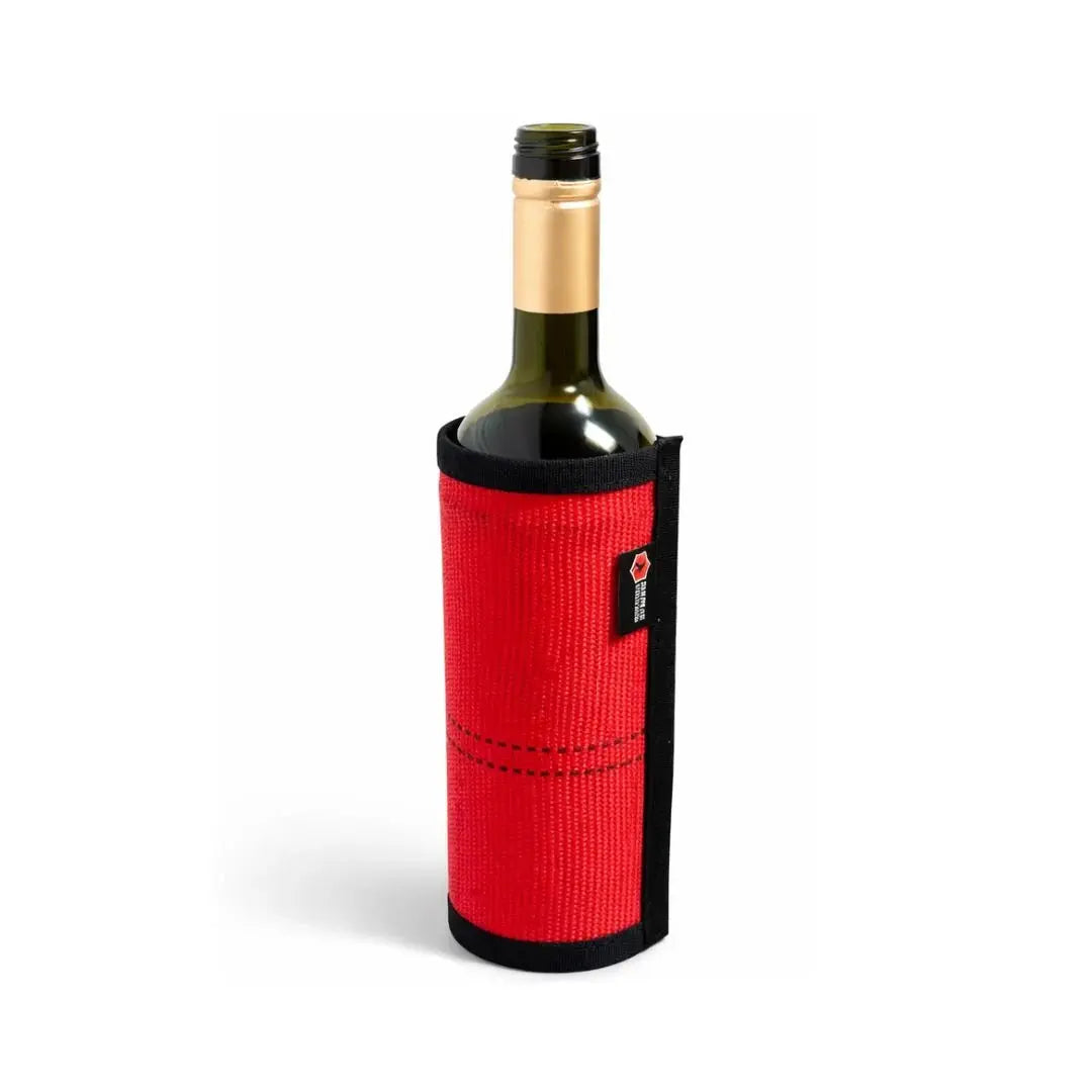 Firehose Wine Bottle Cover by Recycled Firefighter, wine bottle holders detail photo 3