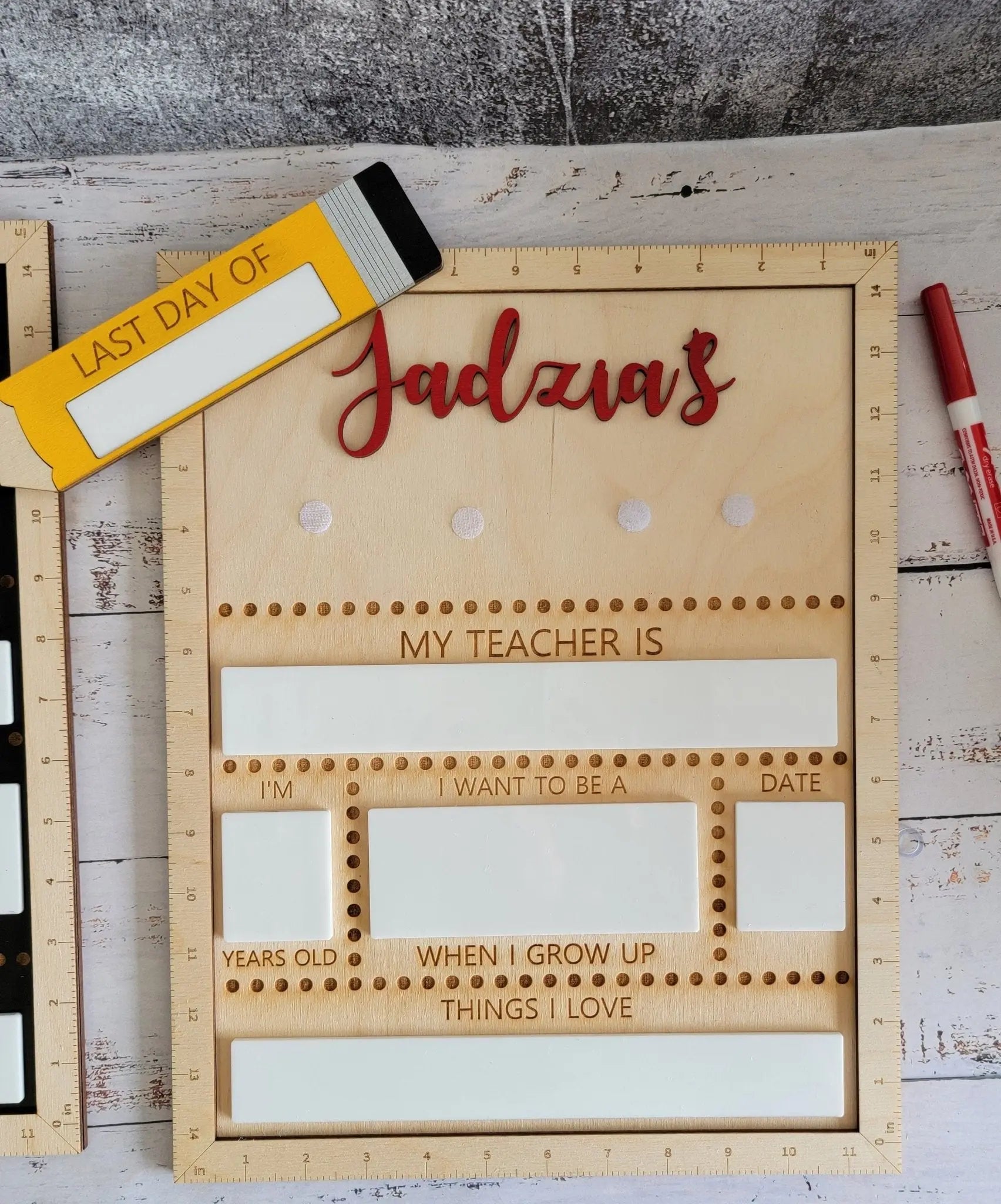 First Day of School Sign by EverLee Creations, Southern home decor detail photo 10