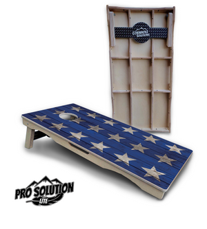 Large Stars & Stripes Cornhole Boards - Pro Solution Lite Series by Cornhole Solutions, custom cornhole board detail photo 9