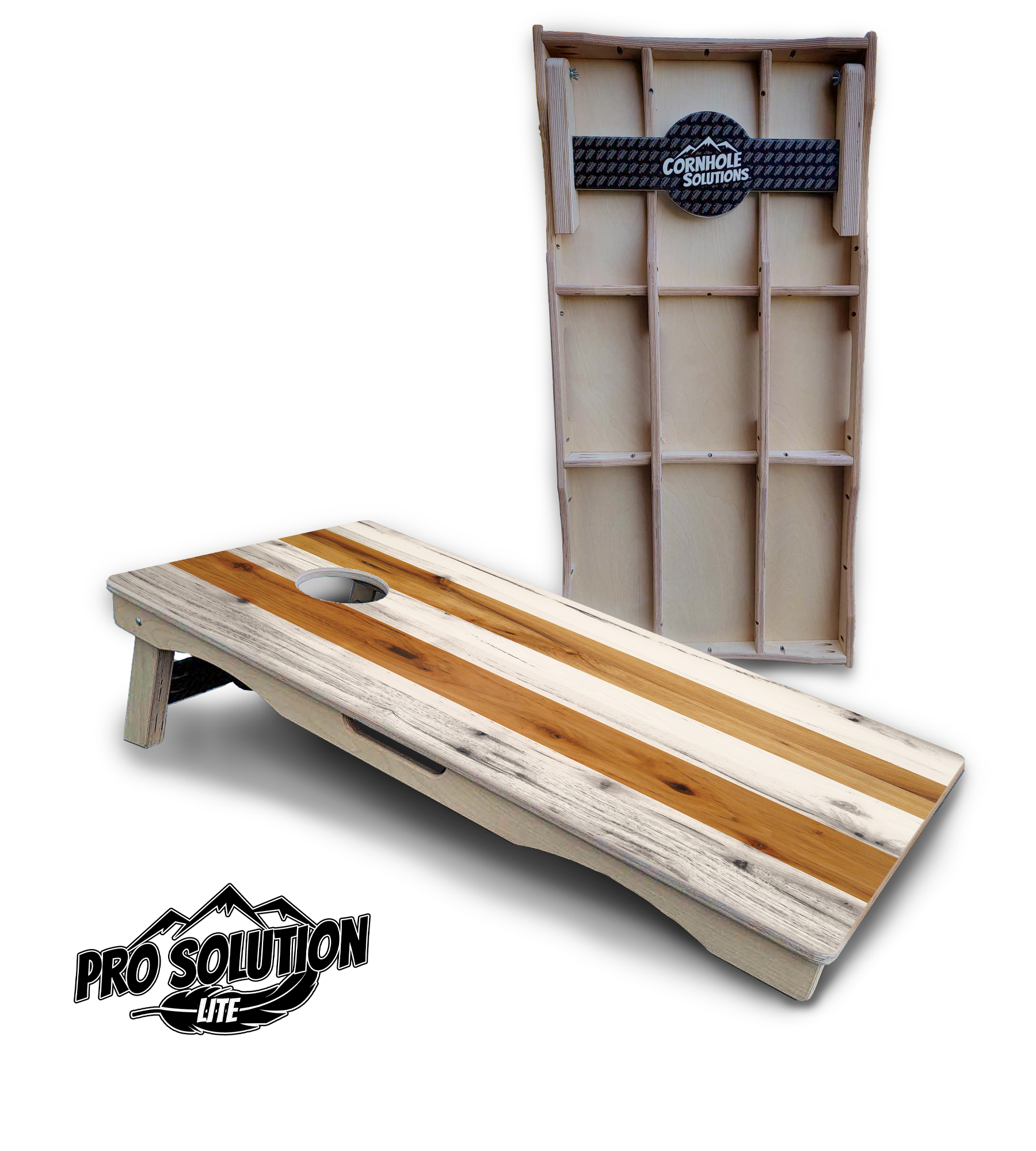 Large Stars & Stripes Cornhole Boards - Pro Solution Lite Series by Cornhole Solutions, custom cornhole board detail photo 5