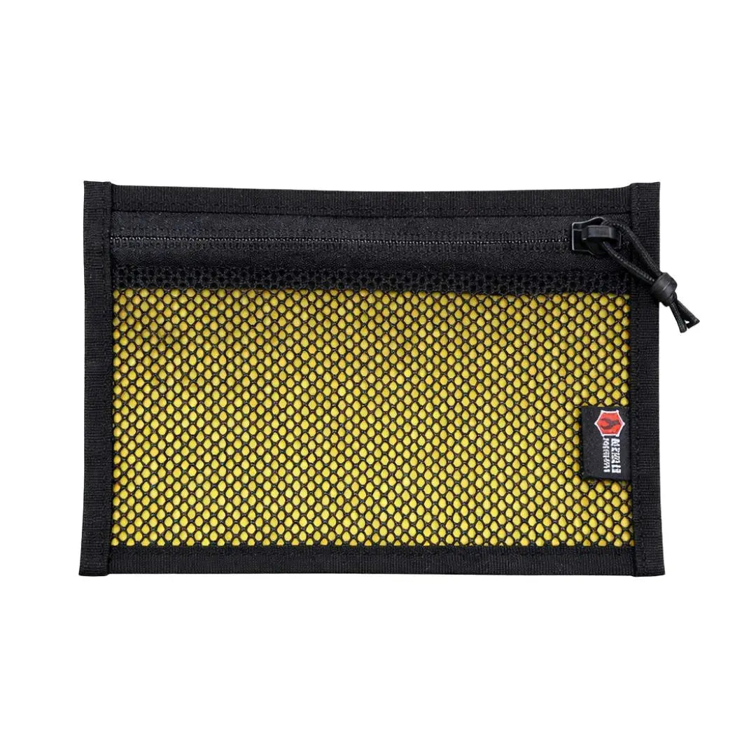 Flat EDC Pouch - Firehose Edition by Recycled Firefighter, handmade leather goods detail photo 4