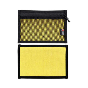 Flat EDC Pouch - Firehose Edition by Recycled Firefighter, handmade leather goods detail photo 6