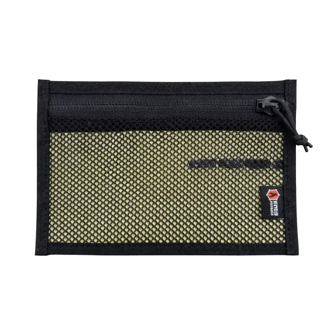 Flat EDC Pouch - Firehose Edition by Recycled Firefighter, handmade leather goods detail photo 7