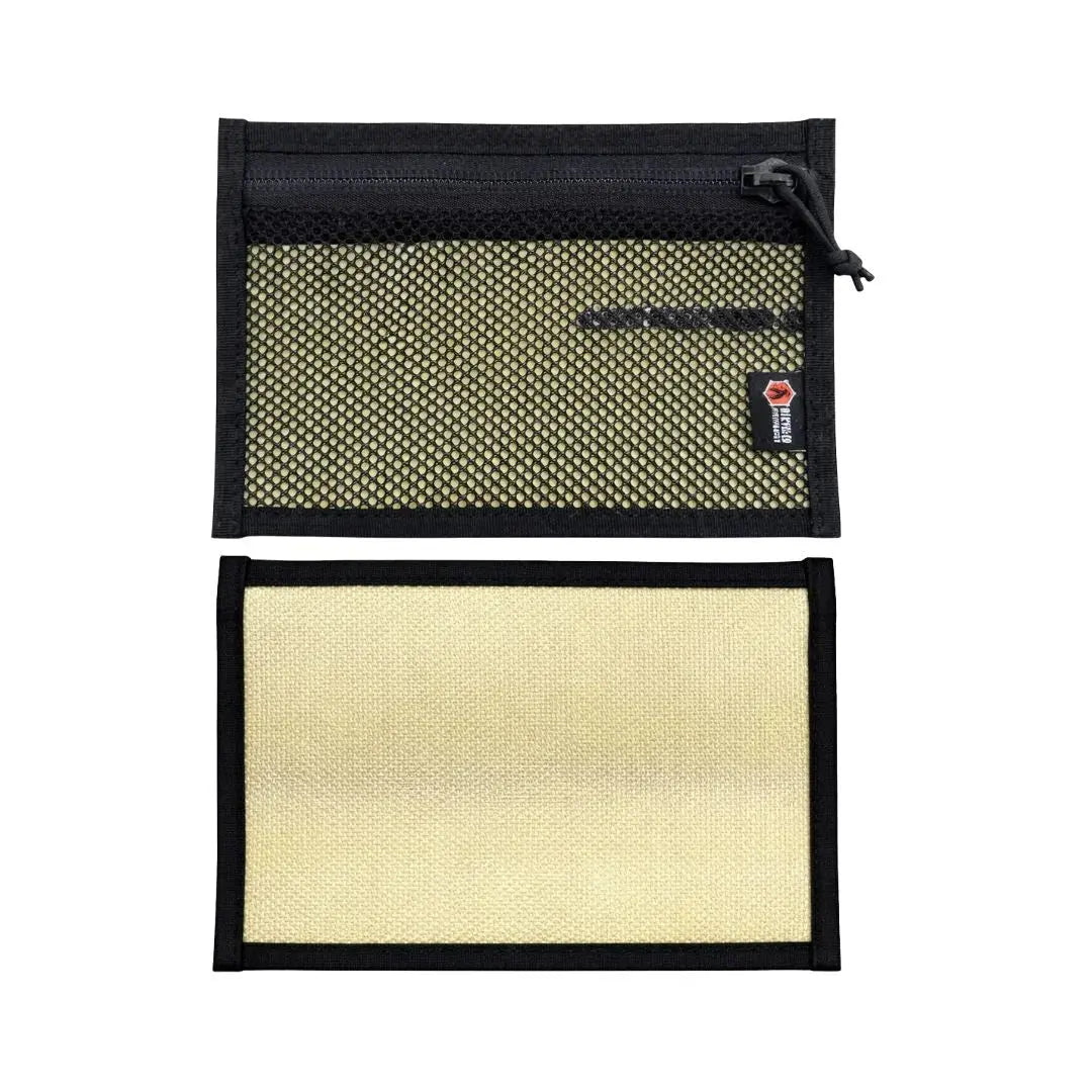 Flat EDC Pouch - Firehose Edition by Recycled Firefighter, handmade leather goods detail photo 9