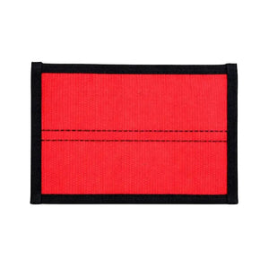 Flat EDC Pouch - Firehose Edition by Recycled Firefighter, handmade leather goods detail photo 14